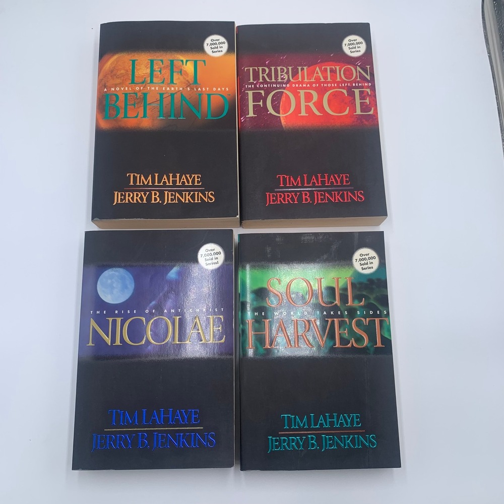 Tyndale Left Behind Series Books 1-4 Adult OS Multi  Christian Fiction Lot